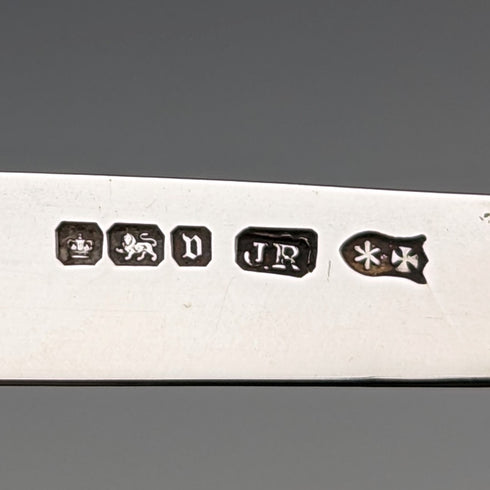 1913年 英国アンティーク 白蝶貝ハンドル 純銀ブレード ペンナイフ Joseph Rodgers